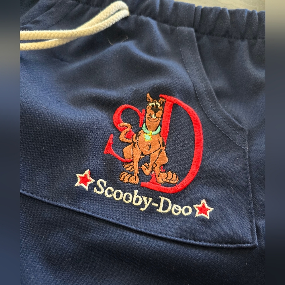Vintage Girls Cartoon Network Scooby-Doo Track Skirt 7/8 Used Drawstring/pocket